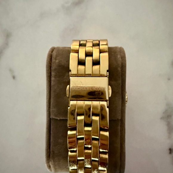 Michael Kors Men\'s Gold Chronograph Watch